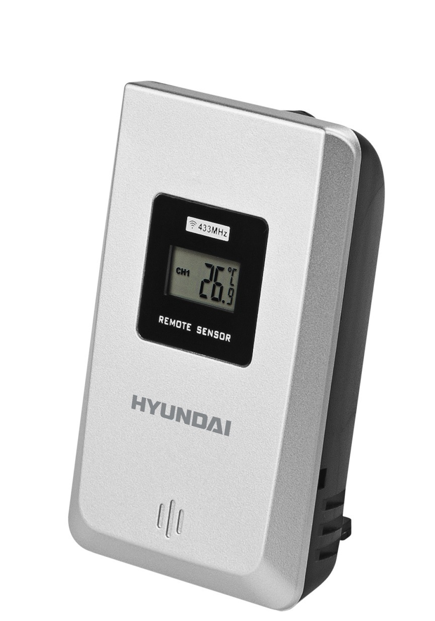 Meteorologická stanice Hyundai WS 1070 černá/stříbrná Meteorologická stanice Hyundai WS 1070 černá/stříbrná