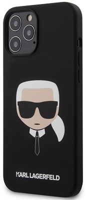 Karl Lagerfeld Head pro Apple iPhone 12 Pro Max, černá