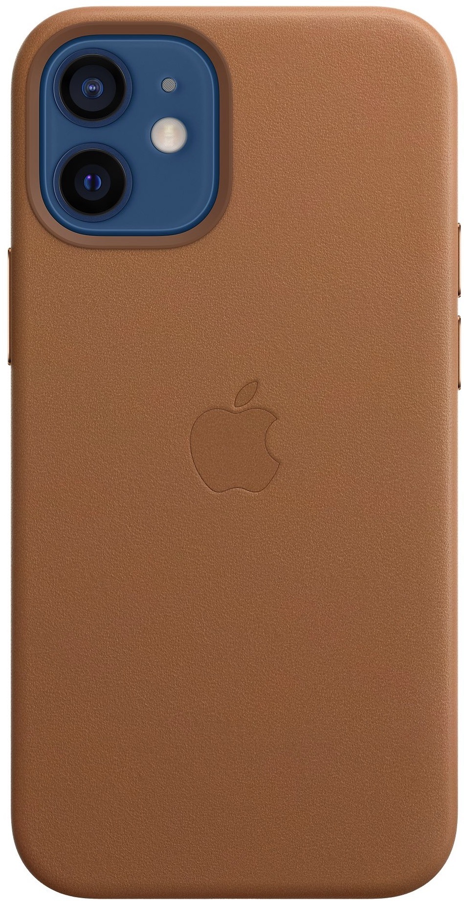 Kryt na mobil Apple Leather Case s MagSafe pro iPhone 12 mini - sedlově hnědý
