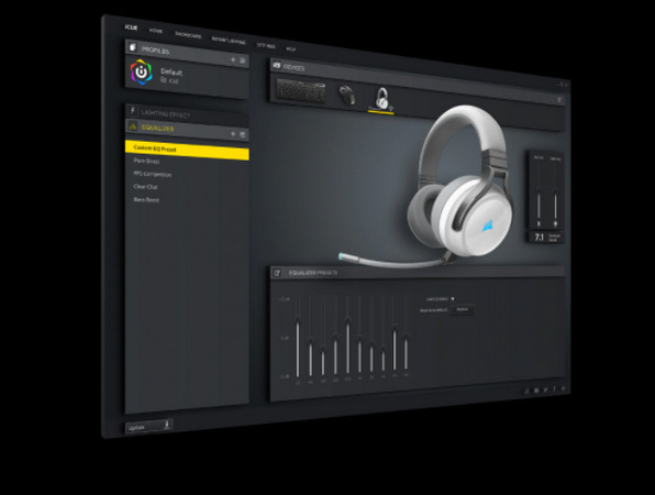 Headset Corsair Virtuoso RGB Wireless High-Fidelity bílý