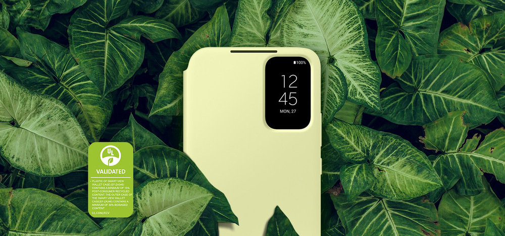 Pouzdro na mobil flipové Samsung Smart View na Samsung Galaxy A54 černé