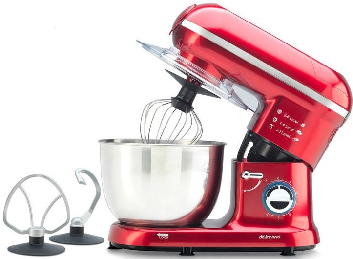 Kuchyňský robot Delimano PRO SM-1519BM červený