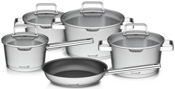 Sada nádobí G21 Gourmet Magic 9 ks nerez