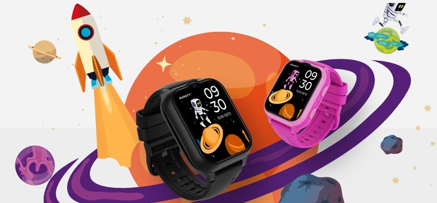 Chytré hodinky Garett Kids eSIM 4G růžové
