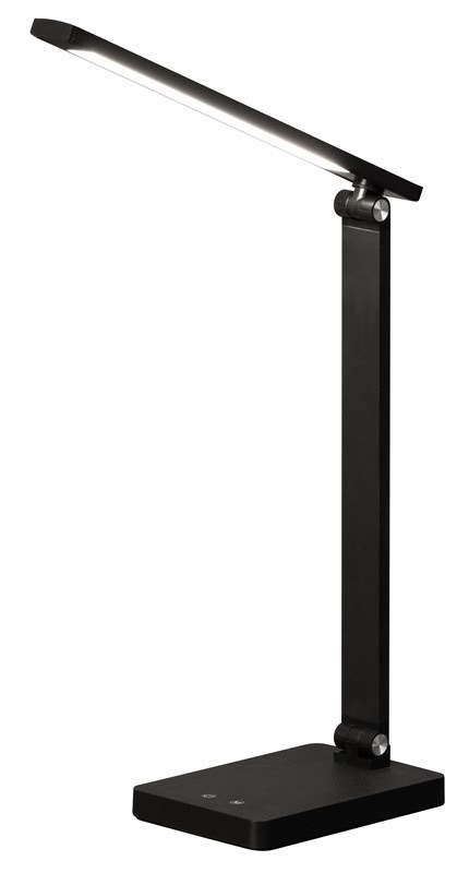Stolní LED lampička Fischer & Honsel s výkonem 2,5 W, černá barva