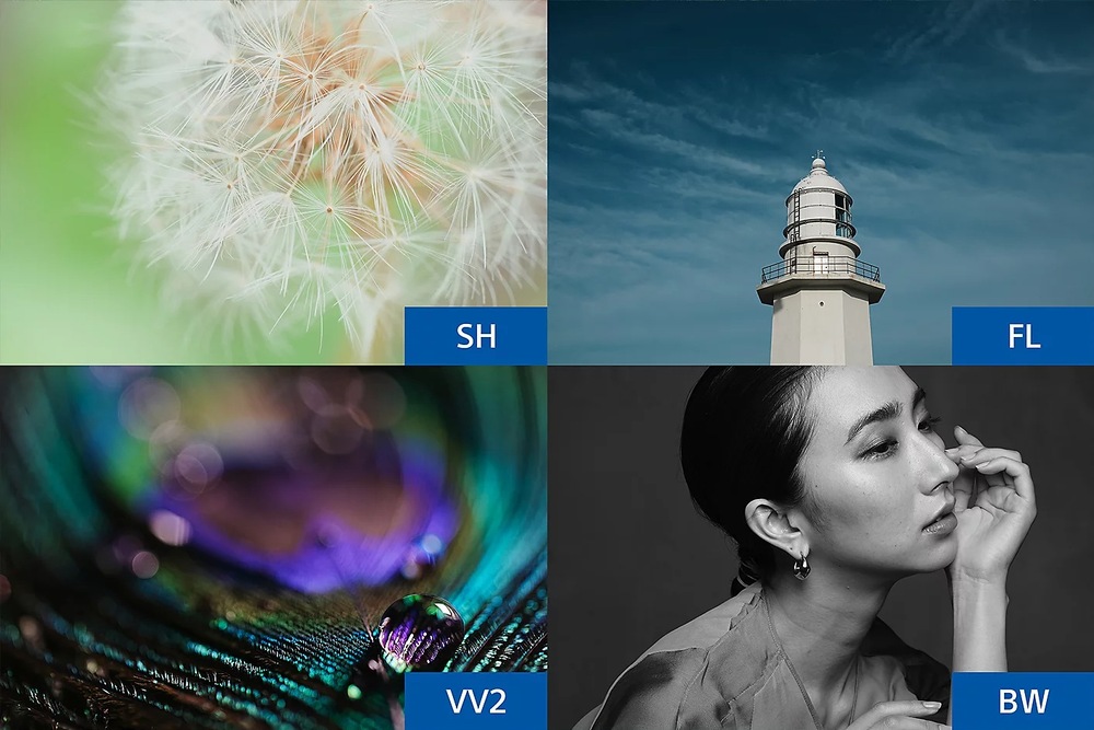 Digitální fotoaparát Sony Alpha A7 IV + FE 28-70 mm II černý Fotografie pořízené pomocí různých kreativních režimů dostupných v Sony Alpha A7 IV