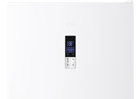 Chladnička s mrazničkou TCL RP350BWE0 bílá Detail vnějšího displeje pro pohodlné nastavení teploty, eco režimu a rychlého chlazení