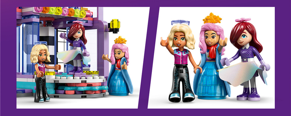Aplikace LEGO Builder usnadní stavění modelu, po kterém mohou děti připravit další módní přehlídku.