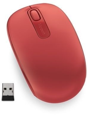 Myš Microsoft Wireless Mobile Mouse 1850 červená