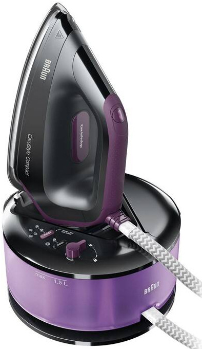 Žehlicí systém Braun CareStyle Compact IS2144.BK černý/fialový Braun IS 2144 BK CareStyle Compact