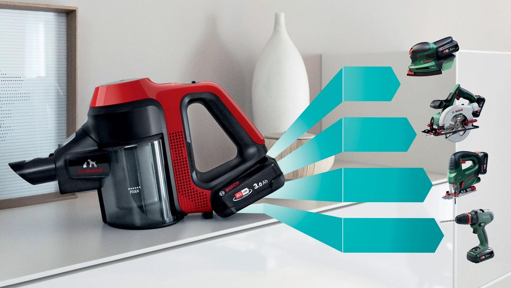Tyčový vysavač Bosch Unlimited 7 BBS711ANM (s baterií) červený Tyčový vysavač Bosch Unlimited 7 BBS711ANM (s baterií) červený