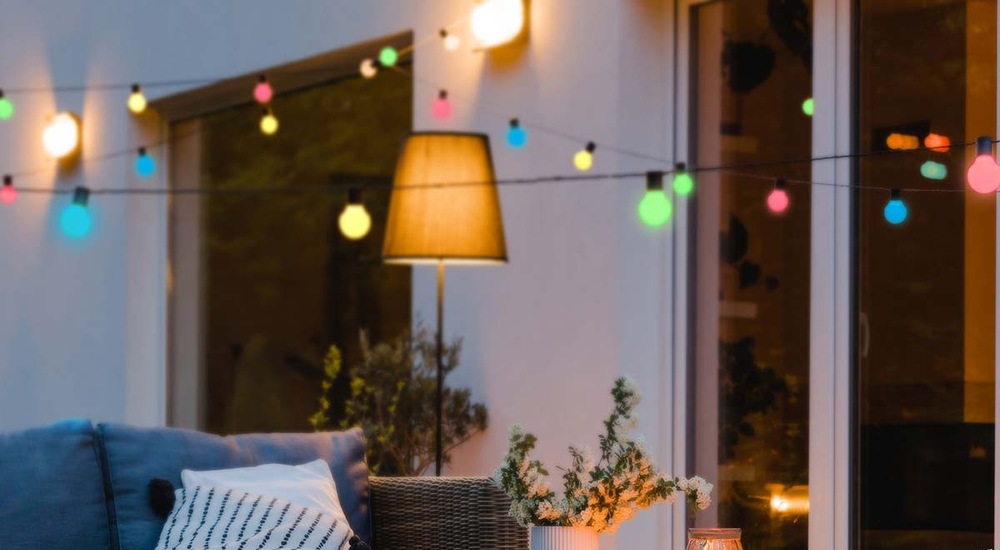 Párty osvětlení Nedis SmartLife LED, Wi-Fi, RGB, 48 LED, 10.8 m, Android / IOS