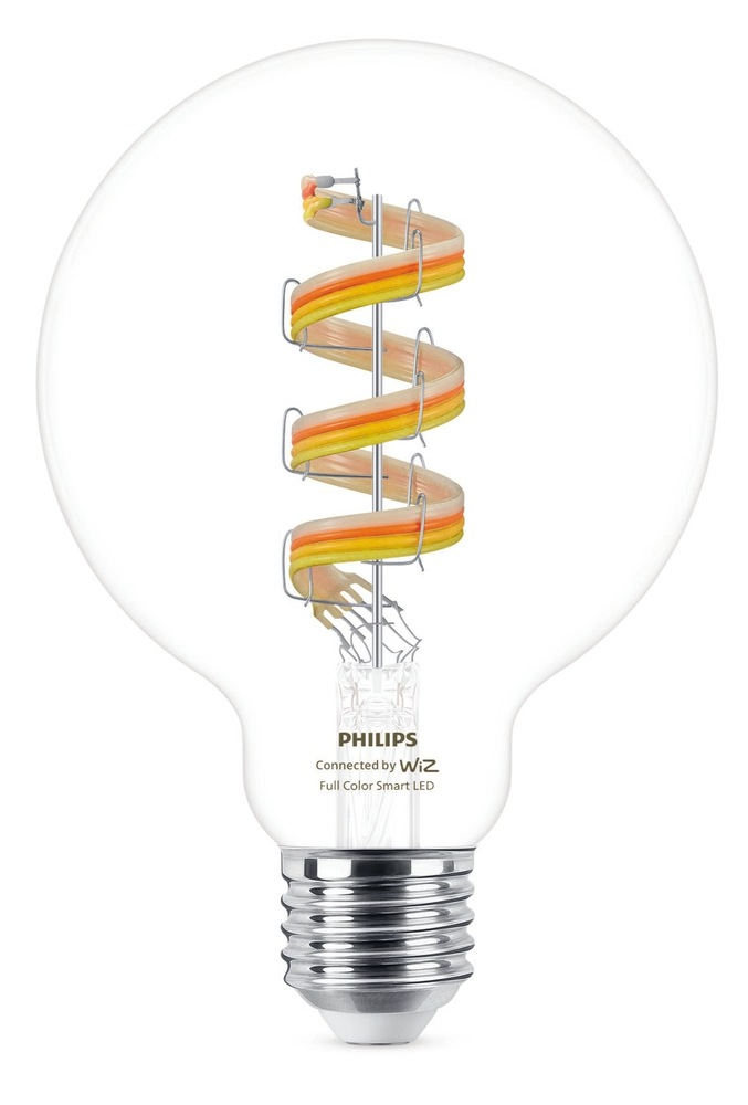 Chytrá žárovka Philips Smart LED G95, 6,3 W, E27, RGB