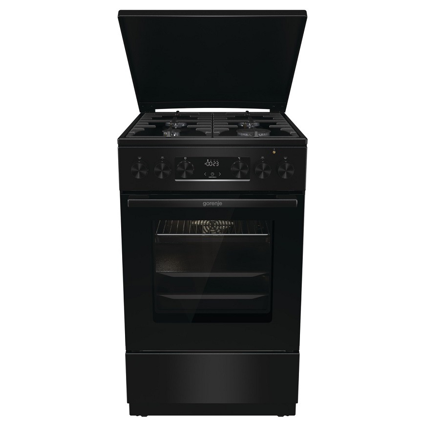 Kombinovaný sporák Gorenje MEKS5141BM, černá