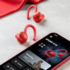 Sluchátka Anker Soundcore Sport X10 červená Anker Soundcore Sport X10