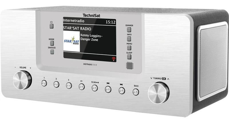 Internetové rádio s DAB+ TechniSat DIGITRADIO 574 IR, stříbrné
