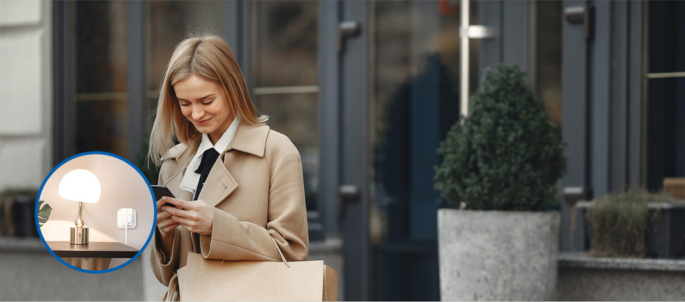 Chytrá zásuvka TP-Link Tapo P100M, Matter bílá