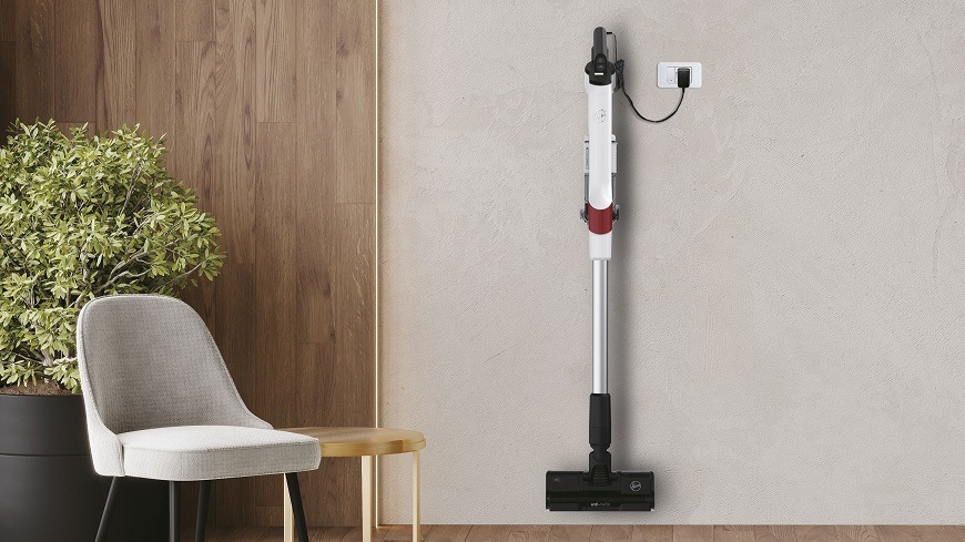Tyčový vysavač Hoover HF2 HF202H 011 bílý/červený