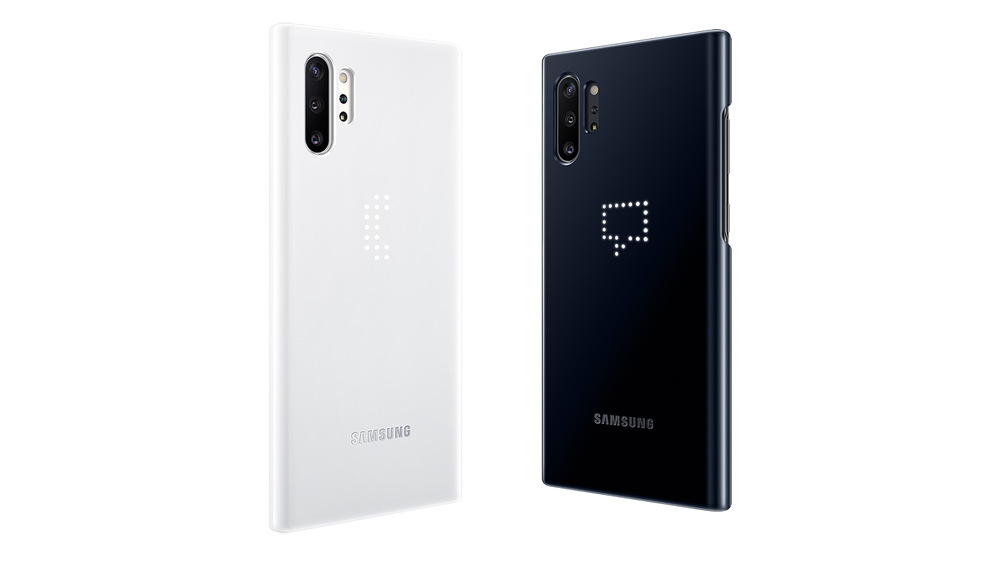 Kryt na mobil Samsung LED Cover na Galaxy Note10+ černý Kryt na mobil Samsung LED Cover na Galaxy Note10+ černý