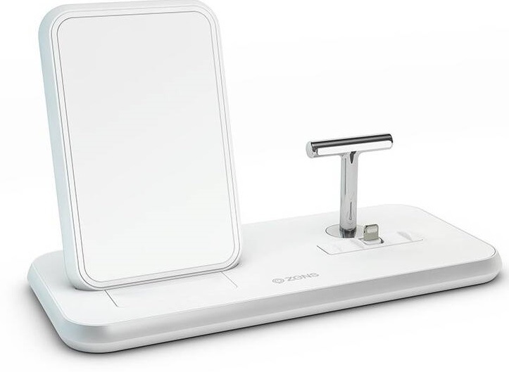 Bezdrátová nabíječka ZENS Stand + Dock bílá Bezdrátová nabíječka ZENS Stand + Dock bílá