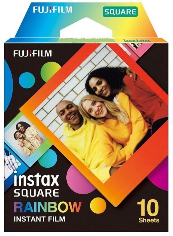 Instantní film Fujifilm Instax Square Rainbow 10 ks Instantní film Fujifilm Instax Square Rainbow 10ks (16671320)