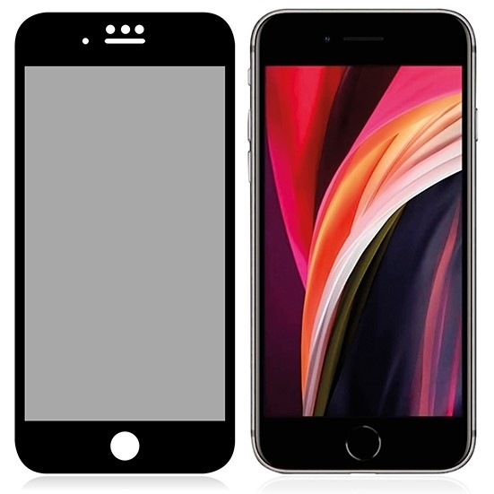 Tvrzené sklo PanzerGlass Edge-to-Edge Privacy na Apple iPhone 6/6s/7/8/SE (2020/22) černé