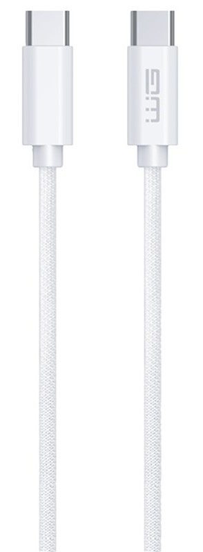 Kabel WG USB-C/USB-C, 120W, 1,5m bílý