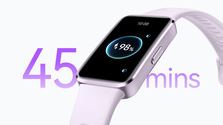 Huawei Band 10, růžová