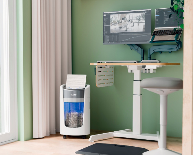 Skartovač Leitz IQ OptiMax 225 - bílý