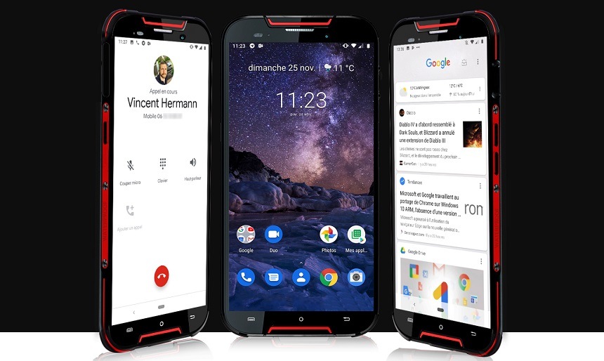 Mobilní telefon CUBOT Quest Lite červený Cubot Quest Lite