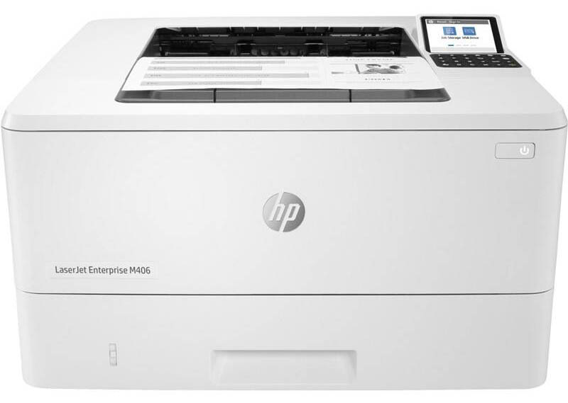 Tiskárna laserová HP LaserJet Enterprise M406dn bílá