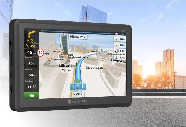 Navigační systém GPS NAVITEL E200 černá