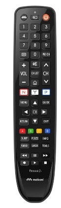 Dálkový ovladač Meliconi Gumbody Personal 1+ pro Samsung černý