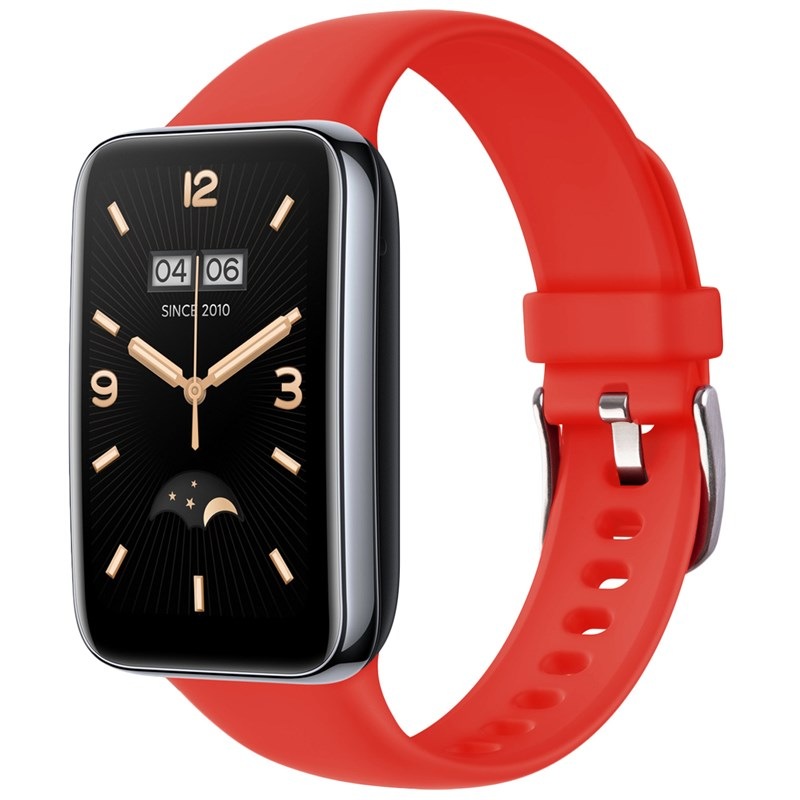 Řemínek FIXED Silicone Strap na Xiaomi Mi Smart Band 7 Pro červený