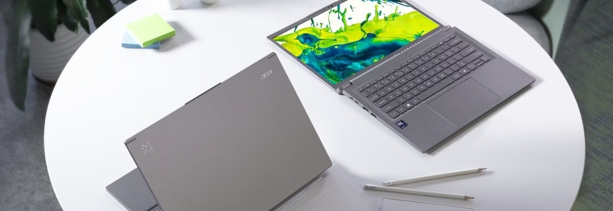 180° otevření notebooku Acer Aspire 14 AI