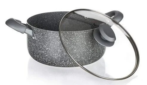 Hrnec s poklicí Banquet Granite, 24 cm