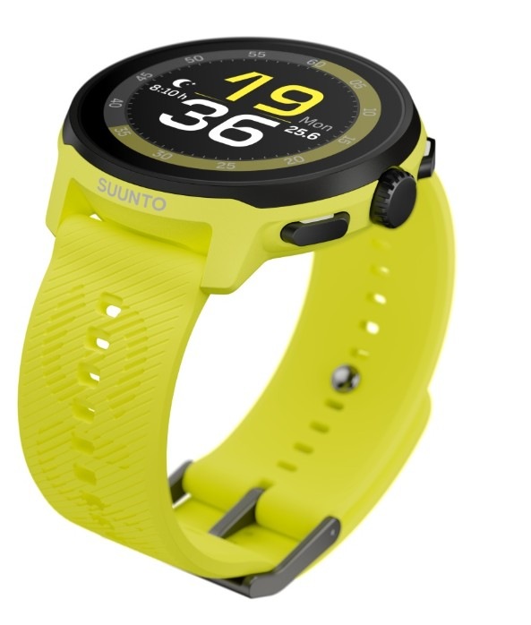Chytré hodinky Suunto Run se silikonovým páskem žluté