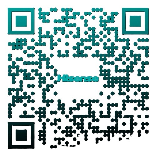 Televize Hisense 55E8Q QR kód na zobrazení 3D modelu