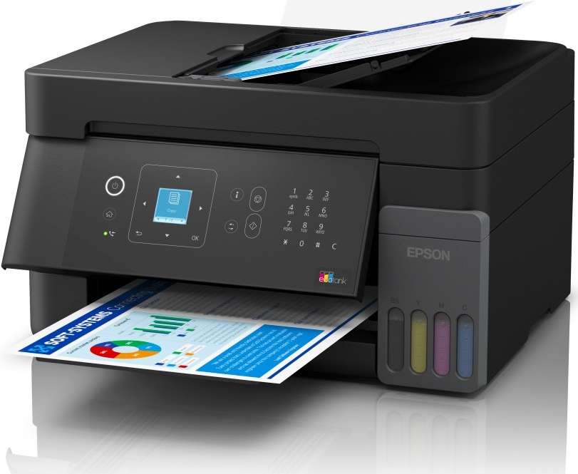 Barevná tiskárna Epson EcoTank L5390 se zásobníkem až na 100 listů