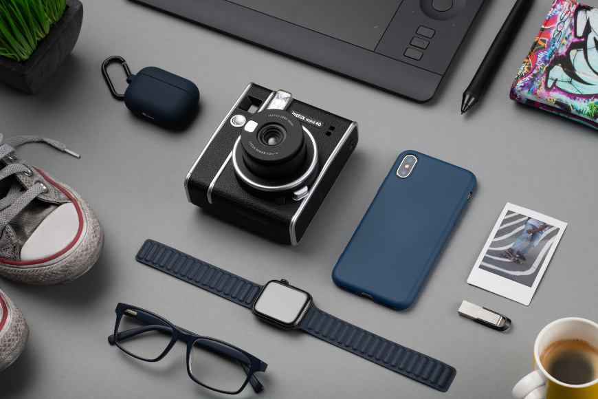 Instantní fotoaparát Fujifilm Instax mini 40 černý Fujifilm Instax mini 40, černá