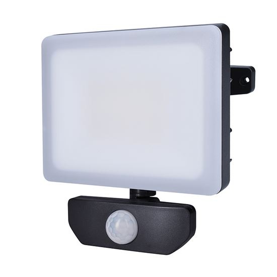 Reflektor Solight Quick, 30 W,  pohybový senzor černý