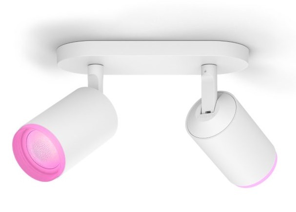 Bodové svítidlo Philips Hue Fugato White and Color Ambiance 2 Spot bílé