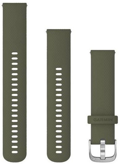 Řemínek Garmin Quick Release (20 mm), silikonový zelený