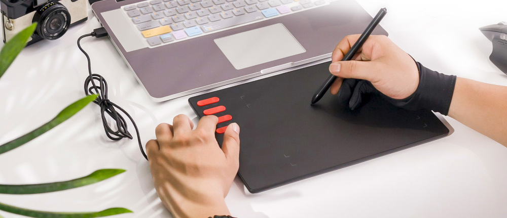 Grafický tablet Evolveo Grafico T8 černý
