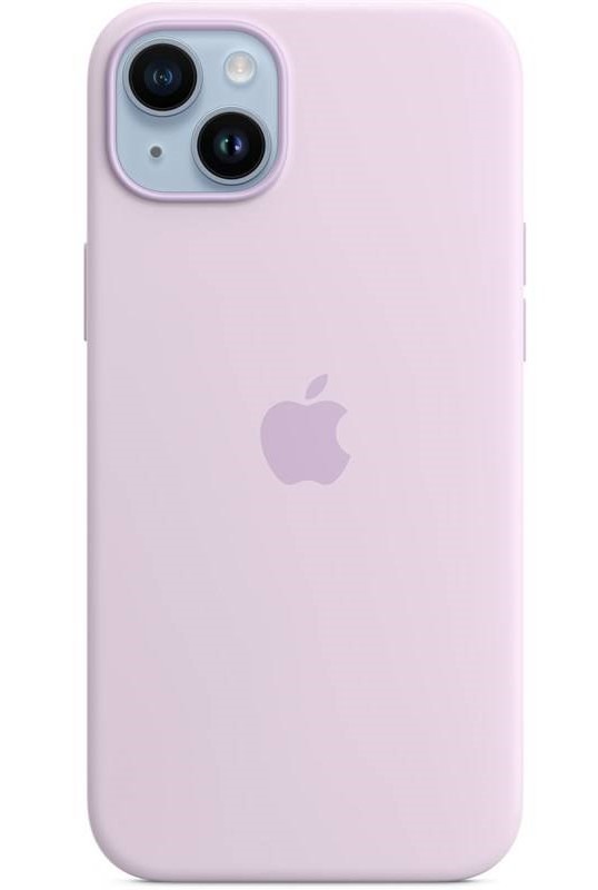 Kryt na mobil Apple Silicone Case s MagSafe pro iPhone 14 Plus - šeříkově modrý