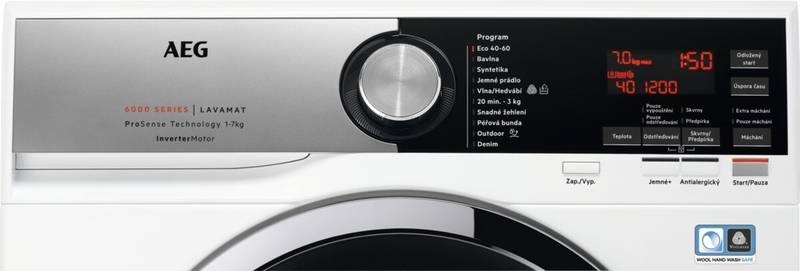 Pračka AEG ProSense™ 6000 L6SNE27CC bílá