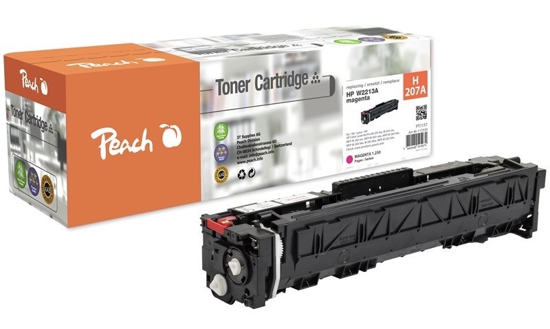 Toner Peach HP 207A, W2213A, 1250  stran purpurový