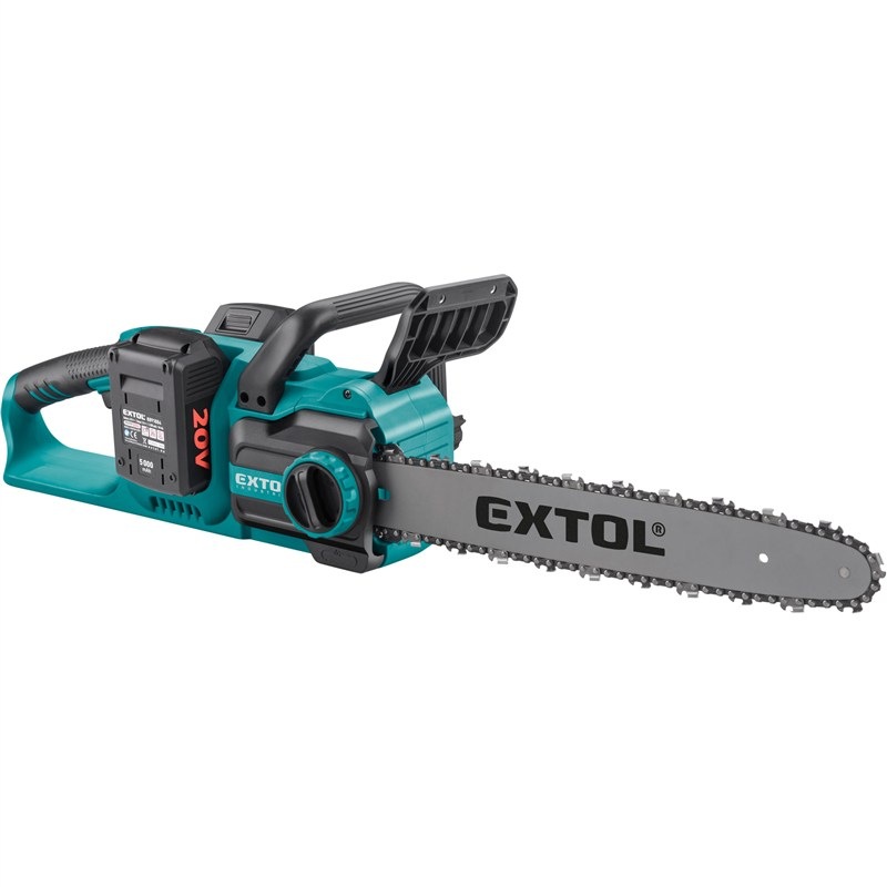 Řetězová pila EXTOL Industrial 8791920 (s baterií), zelená