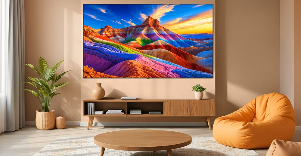 Televize LG OLED48B65LA Minimalistický OLED design elegantně zapadne do interiéru a přizpůsobí se prostoru domácnosti.