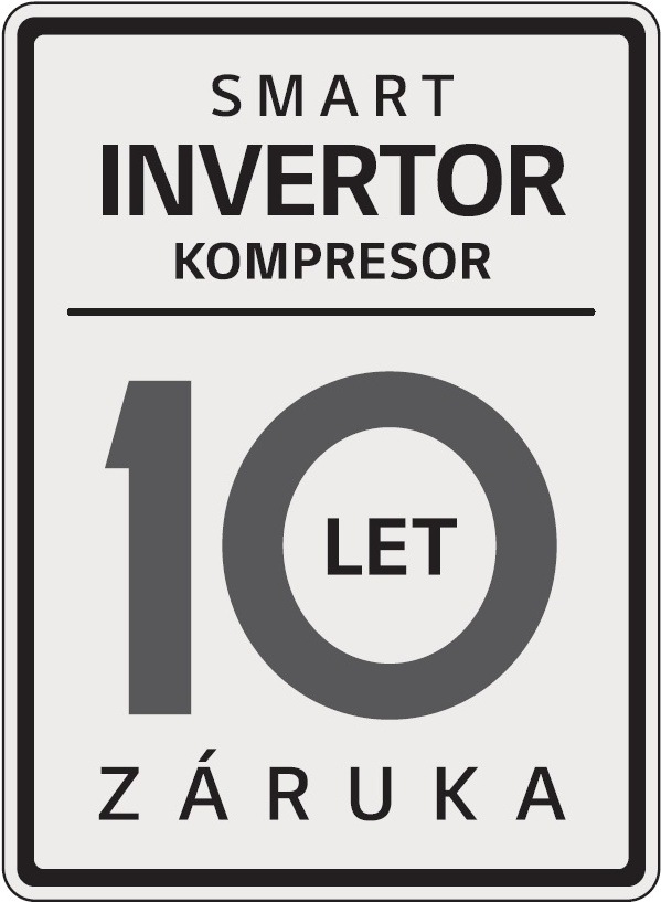 10letá záruka na Smart Inverter kompresor chladničky LG